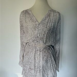 Rails grayish/tan Leopard Print Mini Dress